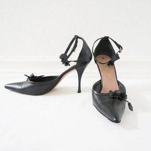 Prada D'Orsay Black Pumps Heels